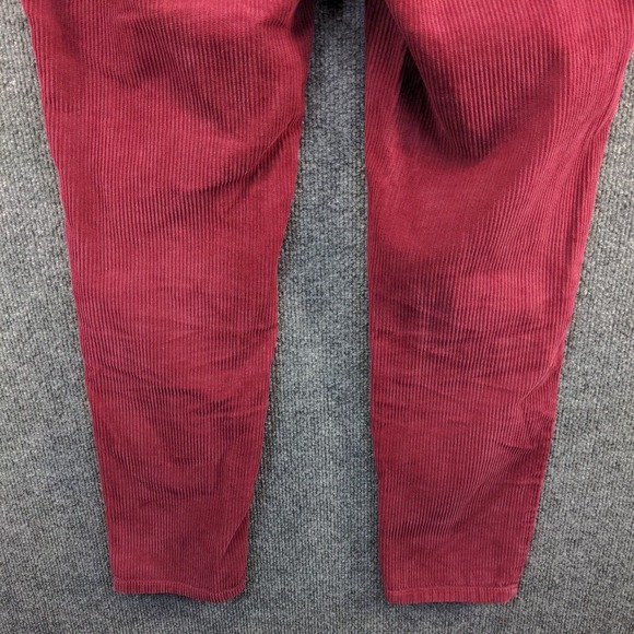 BDG Women's High Rise Corduroy Mom Jeans Red Size 27 Cotton 5-Pocket - Picture 7 of 12
